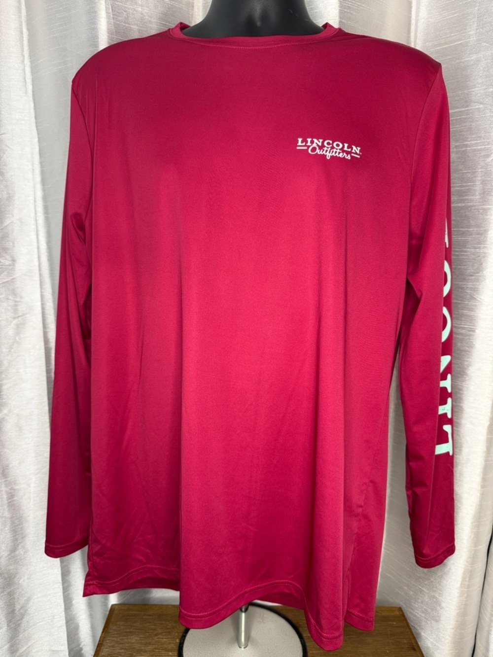 Lincoln Outfitters Performance Long Sleeve Crewneck Shirt Men’s XL Activewear